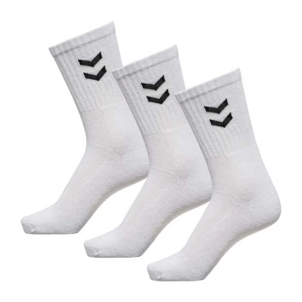 Hummel 3er Pack Basic Socken Weiß 3 Hummel 3er Pack Basic Socken Weiß