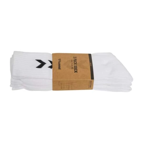 Hummel 3er Pack Basic Socken Weiß 5 Hummel 3er Pack Basic Socken Weiß – Bild 3