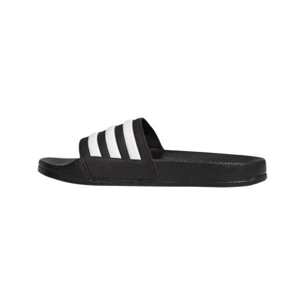Adidas Adilette Shower Badeslipper Kinder Schwarz/weiß 7 Adidas Adilette Shower Badeslipper Kinder Schwarz/weiß – Bild 5