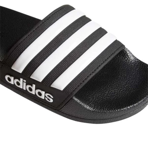 Adidas Adilette Shower Badeslipper Kinder Schwarz/weiß 10 Adidas Adilette Shower Badeslipper Kinder Schwarz/weiß – Bild 8