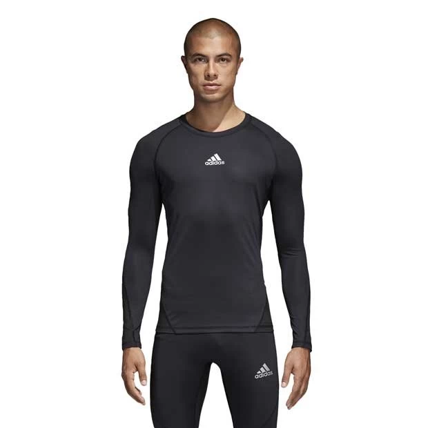 Adidas Alpha Skin Funktionshirt Langarm Schwarz 3 Adidas Alpha Skin Funktionshirt Langarm Schwarz