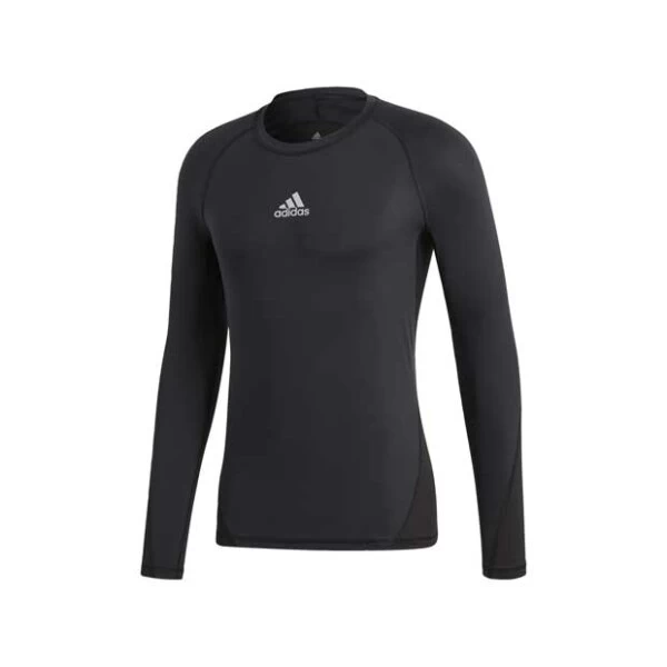 Adidas Alpha Skin Funktionshirt Langarm Schwarz 5 Adidas Alpha Skin Funktionshirt Langarm Schwarz – Bild 3