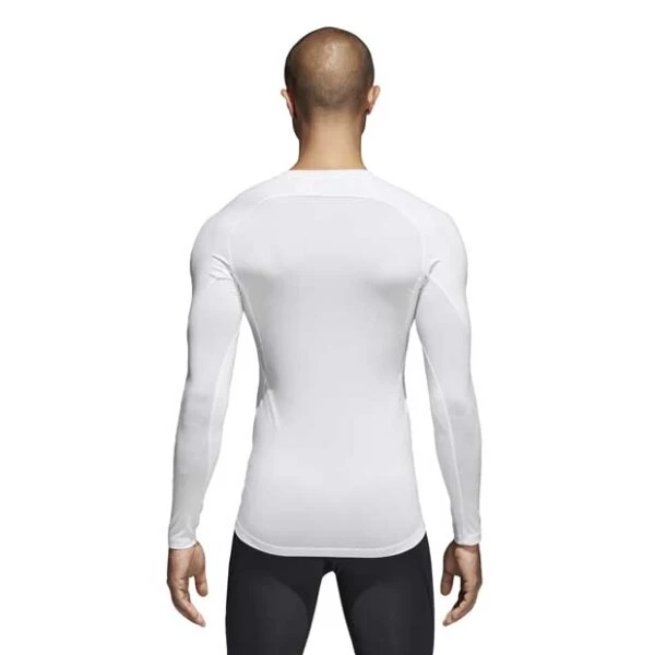 Adidas Alpha Skin Funktionshirt Langarm Weiß 6 Adidas Alpha Skin Funktionshirt Langarm Weiß – Bild 4