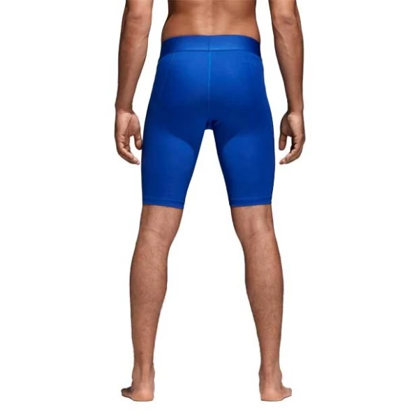 Adidas Alpha Skin Funktionshose Kurz Blau 5 Adidas Alpha Skin Funktionshose Kurz Blau – Bild 3