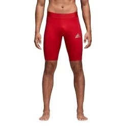 Adidas Alpha Skin Funktionshose Kurz Rot