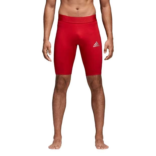 Adidas Alpha Skin Funktionshose Kurz Rot 3 Adidas Alpha Skin Funktionshose Kurz Rot