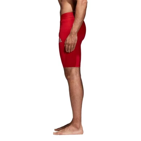 Adidas Alpha Skin Funktionshose Kurz Rot 9 Adidas Alpha Skin Funktionshose Kurz Rot – Bild 7