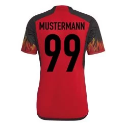 Adidas Belgien 22 Heimtrikot Rot/schwarz