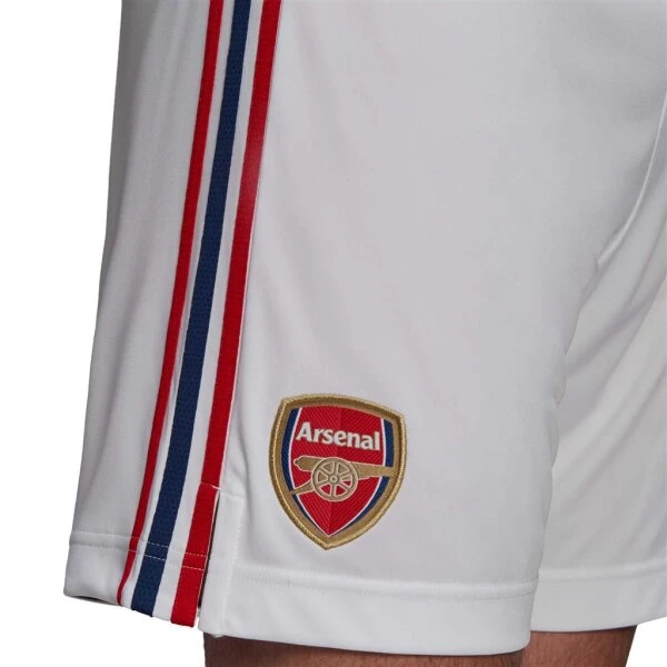 Adidas FC Arsenal Heimshort 2021/22 Weiß/rot 6 Adidas FC Arsenal Heimshort 2021/22 Weiß/rot – Bild 4