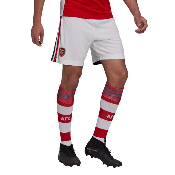 Adidas FC Arsenal Heimshort 2021/22 Weiß/rot 8 Adidas FC Arsenal Heimshort 2021/22 Weiß/rot – Bild 6
