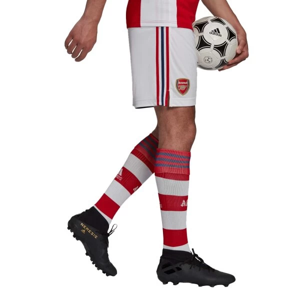 Adidas FC Arsenal Heimshort 2021/22 Weiß/rot 9 Adidas FC Arsenal Heimshort 2021/22 Weiß/rot – Bild 7