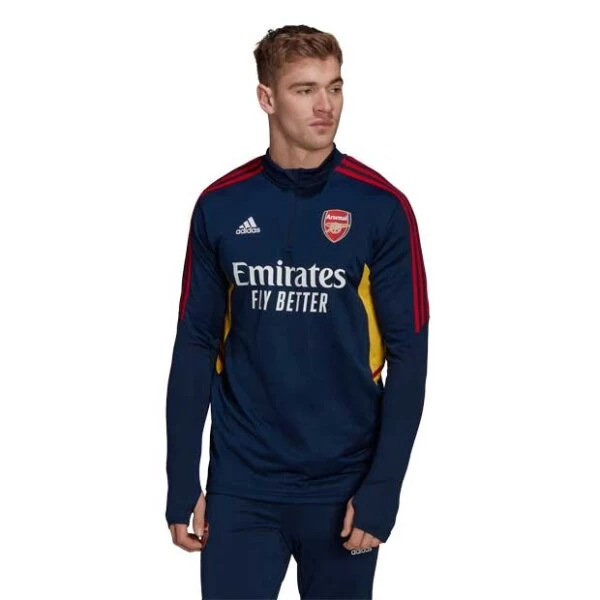 Adidas FC Arsenal Langarm-Trainingsoberteil Dunkelblau 5 Adidas FC Arsenal Langarm-Trainingsoberteil Dunkelblau – Bild 3