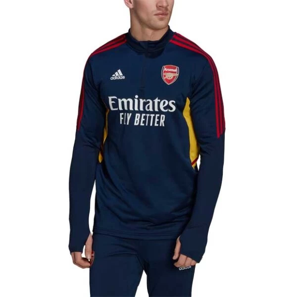 Adidas FC Arsenal Langarm-Trainingsoberteil Dunkelblau 6 Adidas FC Arsenal Langarm-Trainingsoberteil Dunkelblau – Bild 4
