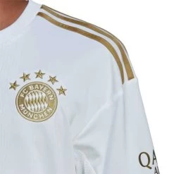 Adidas FC Bayern München Auswärtstrikot 2022/23 Weiß/gold -Pro Sport Verkauf adidas fc bayern muenchen auswaertstrikot 2022 23 weiss gold7