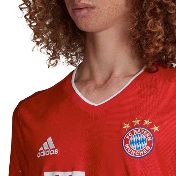 Adidas FC Bayern München Heimtrikot 2020/2021 Rot/weiß 7 Adidas FC Bayern München Heimtrikot 2020/2021 Rot/weiß – Bild 5