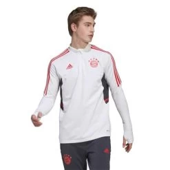 Adidas FC Bayern München Langarm-Trainingsoberteil Weiß/rot -Pro Sport Verkauf adidas fc bayern muenchen langarm trainingsoberteil weiss rot3