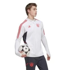 Adidas FC Bayern München Langarm-Trainingsoberteil Weiß/rot -Pro Sport Verkauf adidas fc bayern muenchen langarm trainingsoberteil weiss rot5