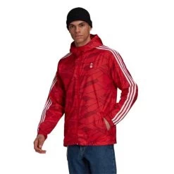Adidas FC Bayern München Windbreaker Rot -Pro Sport Verkauf adidas fc bayern muenchen windbreaker rot2