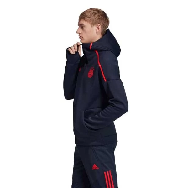 Adidas FC Bayern München Z.N.E. Hoodie 3.0 Dunkelblau/rot 9 Adidas FC Bayern München Z.N.E. Hoodie 3.0 Dunkelblau/rot – Bild 7
