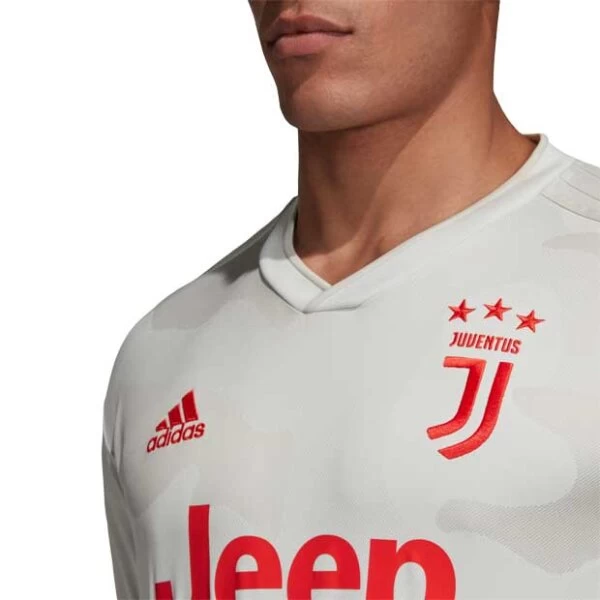 Adidas FC Juventus Turin Auswärtstrikot 2019/2020 Weiß 6 Adidas FC Juventus Turin Auswärtstrikot 2019/2020 Weiß – Bild 4