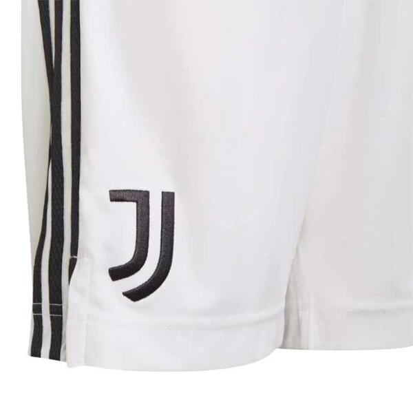 Adidas FC Juventus Turin Heimshort Kinder 2021/22 Weiß 5 Adidas FC Juventus Turin Heimshort Kinder 2021/22 Weiß – Bild 3