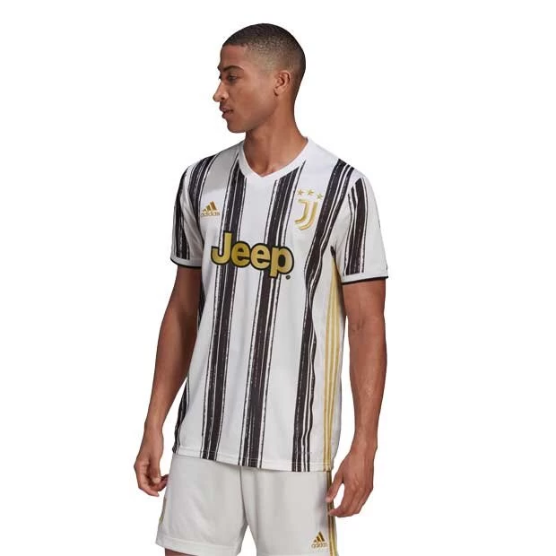 Adidas FC Juventus Turin Heimtrikot 2020/2021 Weiß/schwarz 3 Adidas FC Juventus Turin Heimtrikot 2020/2021 Weiß/schwarz