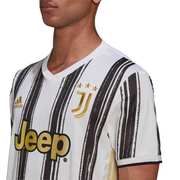 Adidas FC Juventus Turin Heimtrikot 2020/2021 Weiß/schwarz 6 Adidas FC Juventus Turin Heimtrikot 2020/2021 Weiß/schwarz – Bild 4