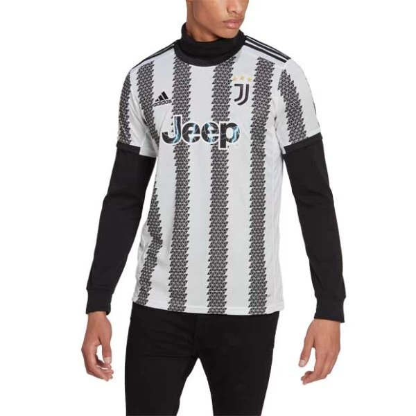 Adidas FC Juventus Turin Heimtrikot 2022/23 Weiß/schwarz 7 Adidas FC Juventus Turin Heimtrikot 2022/23 Weiß/schwarz – Bild 5