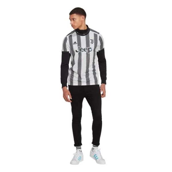 Adidas FC Juventus Turin Heimtrikot 2022/23 Weiß/schwarz 9 Adidas FC Juventus Turin Heimtrikot 2022/23 Weiß/schwarz – Bild 7