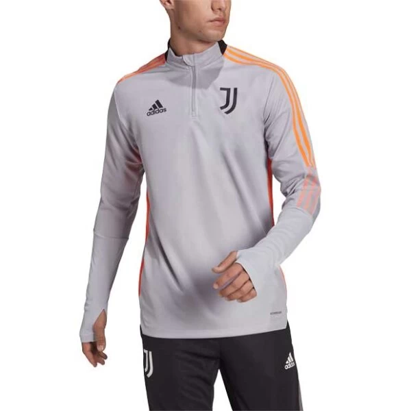 Adidas FC Juventus Turin Windbreaker Weiß/grau 11 Adidas FC Juventus Turin Windbreaker Weiß/grau – Bild 9