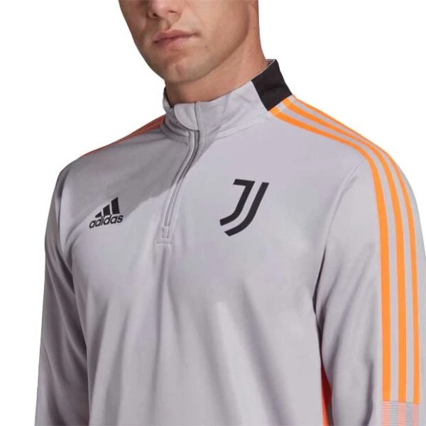 Adidas FC Juventus Turin Langarm-Trainingsoberteil Grau 6 Adidas FC Juventus Turin Langarm-Trainingsoberteil Grau – Bild 4