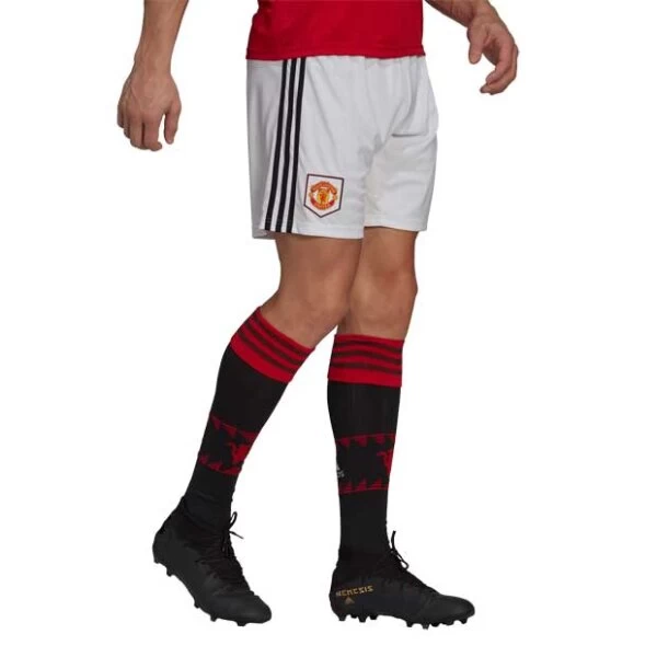 Adidas Manchester United Heimshorts 2022/2023 Weiß 5 Adidas Manchester United Heimshorts 2022/2023 Weiß – Bild 3