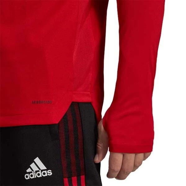 Adidas Manchester United Langarm-Trainingsoberteil Rot 9 Adidas Manchester United Langarm-Trainingsoberteil Rot – Bild 7