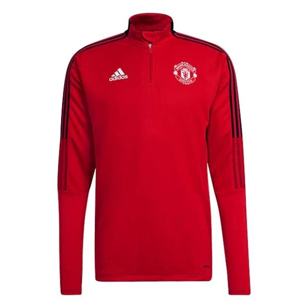 Adidas Manchester United Langarm-Trainingsoberteil Rot 10 Adidas Manchester United Langarm-Trainingsoberteil Rot – Bild 8