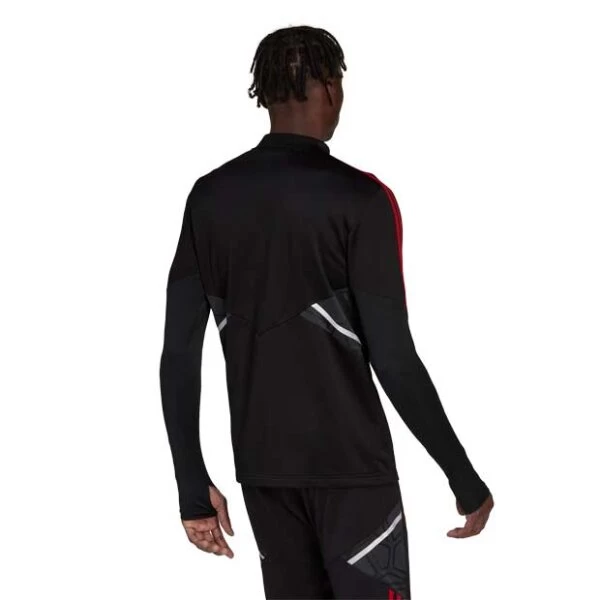 Adidas Manchester United Langarm-Trainingsoberteil Schwarz 7 Adidas Manchester United Langarm-Trainingsoberteil Schwarz – Bild 5