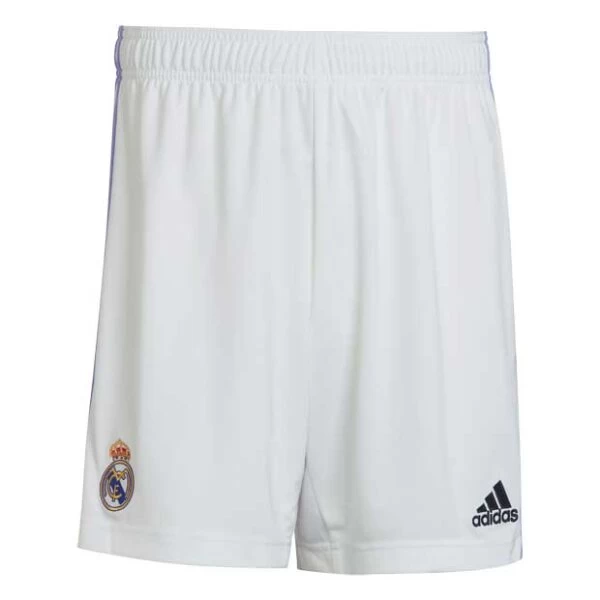 Adidas Real Madrid Heimshorts 2022/23 Weiß/lila 4 Adidas Real Madrid Heimshorts 2022/23 Weiß/lila – Bild 2