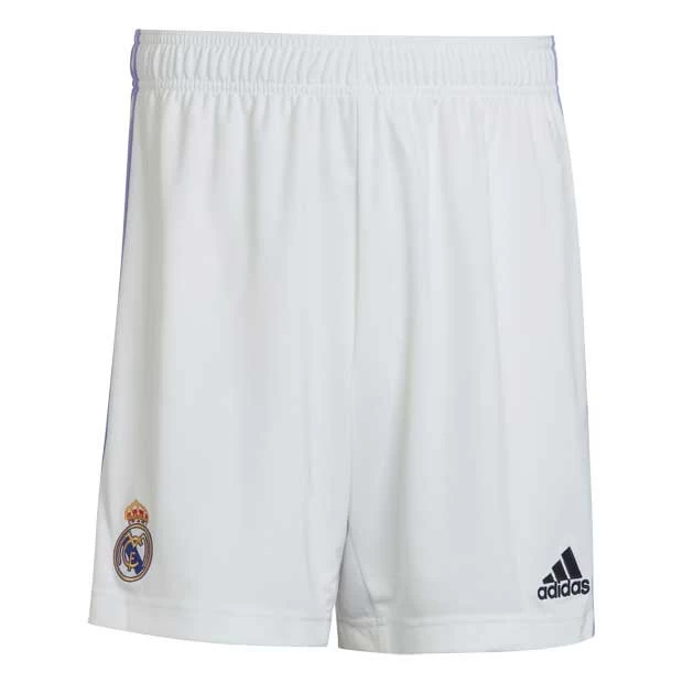 Adidas Real Madrid Heimshorts 2022/23 Weiß/lila 3 Adidas Real Madrid Heimshorts 2022/23 Weiß/lila