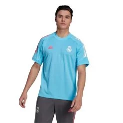 Adidas Real Madrid Kurzarm-Trainingsoberteil Hellblau/weiß -Pro Sport Verkauf adidas real madrid kurzarm trainingsoberteil hellblau weiss5