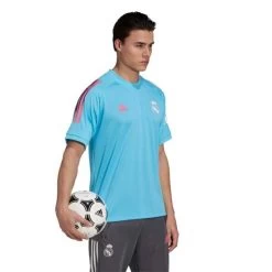 Adidas Real Madrid Kurzarm-Trainingsoberteil Hellblau/weiß -Pro Sport Verkauf adidas real madrid kurzarm trainingsoberteil hellblau weiss6
