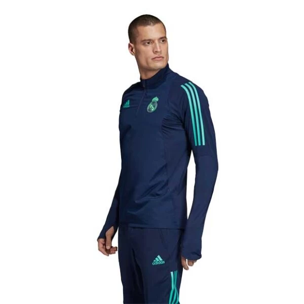 Adidas Real Madrid Sweatshirt Blau/türkis 9 Adidas Real Madrid Sweatshirt Blau/türkis – Bild 7