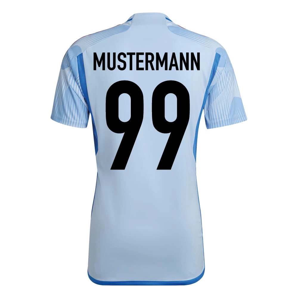 Adidas Spanien 22 Auswärtstrikot Hellblau 3 Adidas Spanien 22 Auswärtstrikot Hellblau