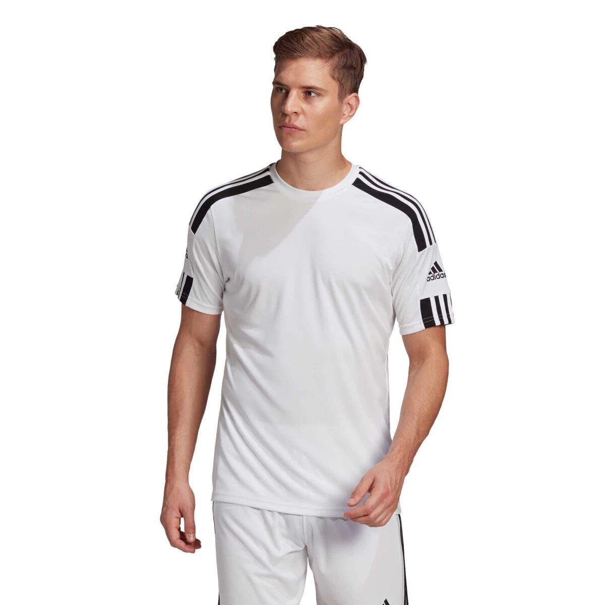 Adidas Squadra 21 Trainingsoberteil Kurzarm Weiß 3 Adidas Squadra 21 Trainingsoberteil Kurzarm Weiß