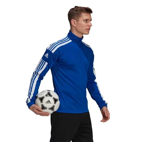 Adidas Squadra 21 Trainingsoberteil Langarm Blau 9 Adidas Squadra 21 Trainingsoberteil Langarm Blau – Bild 7