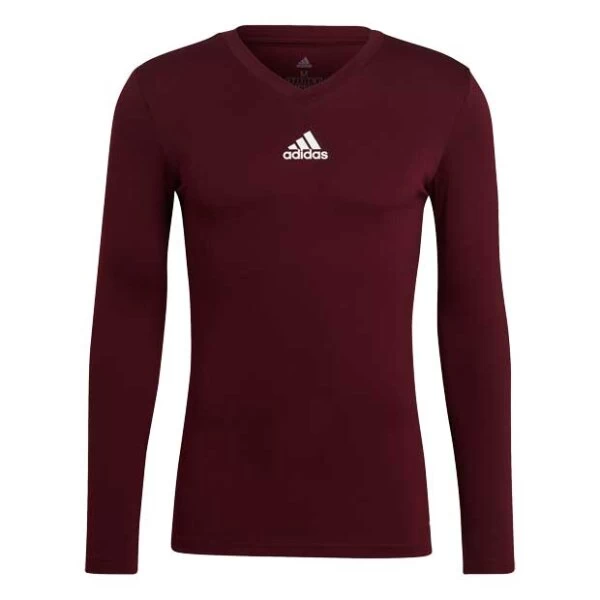 Adidas Team Base Funktionsshirt Dunkelrot 10 Adidas Team Base Funktionsshirt Dunkelrot – Bild 8