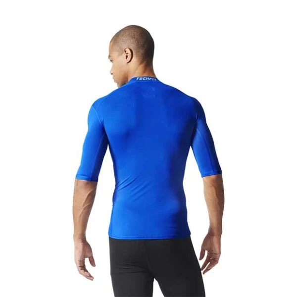 Adidas TechFit Shirt Blau 5 Adidas TechFit Shirt Blau – Bild 3