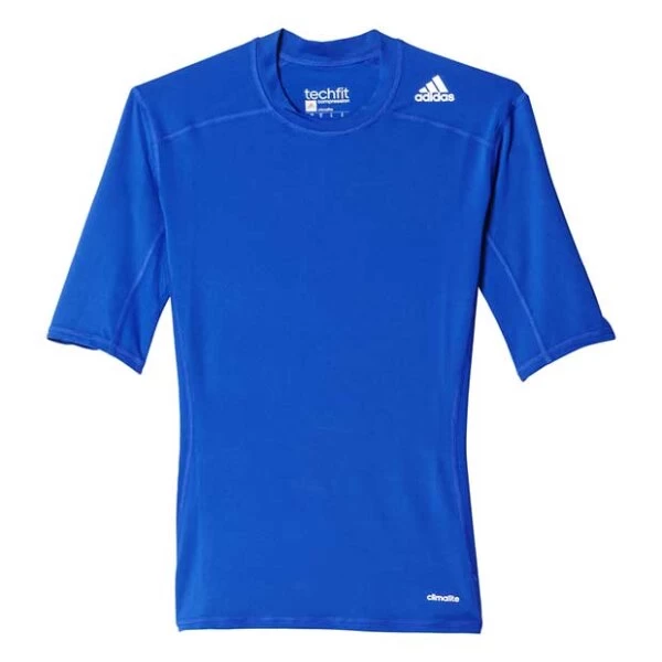 Adidas TechFit Shirt Blau 9 Adidas TechFit Shirt Blau – Bild 7