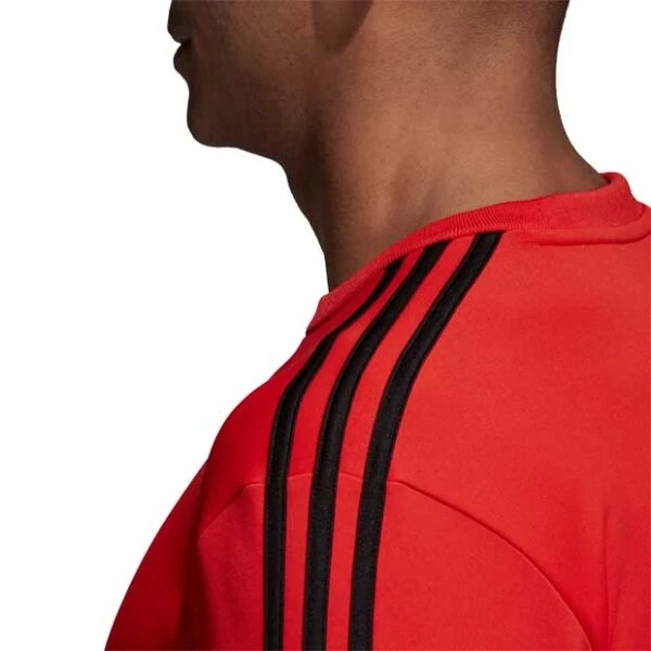 Adidas Terry Langarmshirt Rot/schwarz 7 Adidas Terry Langarmshirt Rot/schwarz – Bild 5