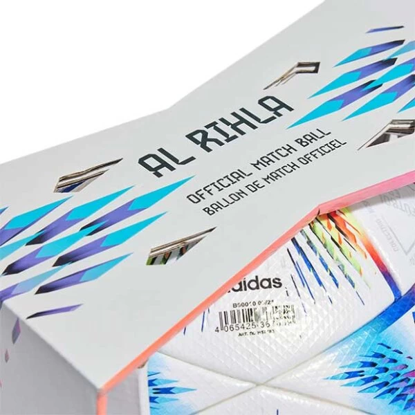 Adidas World Cup 22 Al Rihla Pro Matchball Weiß 6 Adidas World Cup 22 Al Rihla Pro Matchball Weiß – Bild 4