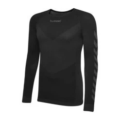 Hummel First Seamless Langarm-Funktionsshirt Schwarz
