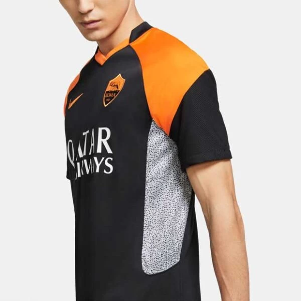 Nike AS Roma Stadium 3rd Trikot 2020/2021 Schwarz/orange 11 Nike AS Roma Stadium 3rd Trikot 2020/2021 Schwarz/orange – Bild 9